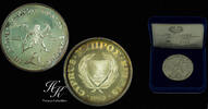 Cyprus 1 POUND 1989 Silver proof 1 Pound - III Games of Small States of ... 935.50 元  ＋  389.79 元 运费