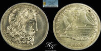 Greece 20 DRACHMAI 1930 Silver 20 Drachmai 1930 'POSEIDON' PCGS MS63 Gre... 1,948.96 元  ＋  389.79 元 运费