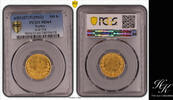 Turkey 100 kurush / kurus Gold 100 kurus / kurush AH1327//5 (1913) -Mehmed V- PCGS MS64 Turkey -