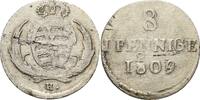 Sachsen-Kurlinie ab 1547 (Albertiner) 8 Pfennig Friedrich August I. 1806-1827 -