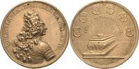 Sachsen-Gotha (Gotha-Altenburg) Bronzegussmedaille Johann Wilhelm 1677-1707 -