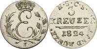 Sachsen-Coburg-Saalfeld 3 Kreuzer Ernst 1806-1826 -