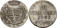 Sachsen-Coburg-Saalfeld 3 Kreuzer Franz Friedrich Anton 1800-1806 -