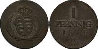 Sachsen-Kurlinie ab 1547 (Albertiner) Pfennig Friedrich August I. 1806-1827 -
