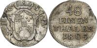 Sachsen-Coburg-Saalfeld 1/48 Taler Franz Friedrich Anton 1800-1806 -