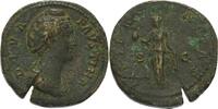 Kaiserzeit Sesterz Faustina maior, Gemahlin des Antoninus Pius + 141 -