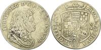 Anhalt-Dessau 2/3 Taler Johann Georg II. 1660-1693 -