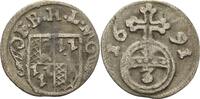 Hildesheim-Bistum Dreier (1/96 Taler) Jobst Edmund von Brabeck 1688-1702 -