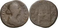 Kaiserzeit Sesterz Faustina Filia + 176 -