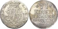 Wied-Runkel 1/6 Taler Johann Ludwig Adolf 1706-1762 -
