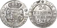 Sachsen-Kurlinie ab 1547 (Albertiner) 1/24 Taler (Groschen) Friedrich August II. 1733-1763 -