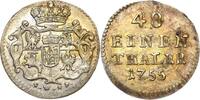 Sachsen-Kurlinie ab 1547 (Albertiner) 1/48 Taler Friedrich August II. 1733-1763 -