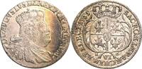Sachsen-Kurlinie ab 1547 (Albertiner) 6 Groschen (Szostak) Friedrich August II. 1733-1763 -