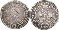Sachsen-Kurlinie ab 1486 bis 1547 (Ernestiner) 1/4 Guldengroschen Johann Friedrich und Landgraf Philipp von Hessen 1542-1547 -