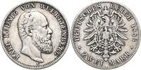 Württemberg 2 Mark Karl 1864-1891 -
