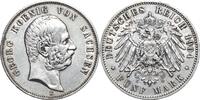 Sachsen 5 Mark Georg 1902-1904 -