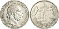Kaiserreich Österreich 5 Kronen Franz Joseph I. 1848-1916 -