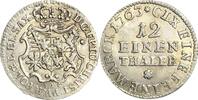 Sachsen-Kurlinie ab 1547 (Albertiner) 1/12 Taler (Doppelgroschen) Friedrich Christian 1763 -