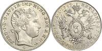 Kaiserreich Österreich 3 Kreuzer Ferdinand I. 1835-1848 -