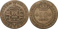 Mosambique 80 Reis Joao VI. 1816-1826 -