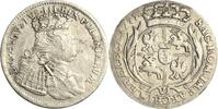 Sachsen-Kurlinie ab 1547 (Albertiner) 6 Groschen (Szostak) Friedrich August II. 1733-1763 -