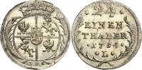 Sachsen-Kurlinie ab 1547 (Albertiner) 1/24 Taler (Groschen) Friedrich August II. 1733-1763 -