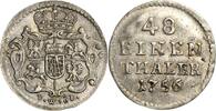 Sachsen-Kurlinie ab 1547 (Albertiner) 1/48 Taler Friedrich August II. 1733-1763 -
