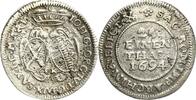 Sachsen-Kurlinie ab 1547 (Albertiner) 1/24 Taler (Groschen) Johann Georg IV. 1691-1694 -