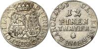 Sachsen-Kurlinie ab 1547 (Albertiner) 1/12 Taler (Doppelgroschen) Friedrich August II. 1733-1763 -