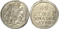 Sachsen-Kurlinie ab 1547 (Albertiner) 1/48 Taler Friedrich August II. 1733-1763 -