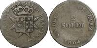Italien-Florenz 2 Soldi Carl Ludwig und Maria Louisa 1803-1807 -