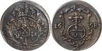 Sachsen-Kurlinie ab 1547 (Albertiner) Pfennig Friedrich August I., der Starke 1694-1733 -