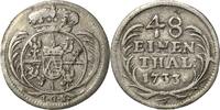 Sachsen-Kurlinie ab 1547 (Albertiner) 1/48 Taler Friedrich August I., der Starke 1694-1733 -