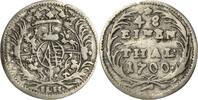 Sachsen-Kurlinie ab 1547 (Albertiner) 1/48 Taler Friedrich August I., der Starke 1694-1733 -