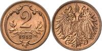 Kaiserreich Österreich 2 Heller Franz Joseph I. 1848-1916 -