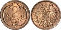 Kaiserreich Österreich 2 Heller Franz Joseph I. 1848-1916 -