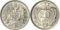 Kaiserreich Österreich 20 Heller Franz Joseph I. 1848-1916 -