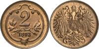 Kaiserreich Österreich 2 Heller Franz Joseph I. 1848-1916 -