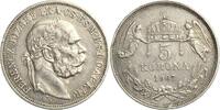 Kaiserreich Österreich 5 Kronen Franz Joseph I. 1848-1916 -