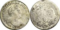 Polen 6 Gröscher Johann III. Sobieski 1676-1696 -
