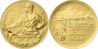 Reichenberg Vergoldete Bronzemedaille -