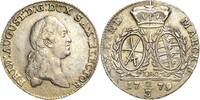 Sachsen-Kurlinie ab 1547 (Albertiner) 2/3 Taler Friedrich August III. 1763-1806 -