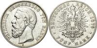 Baden 5 Mark Friedrich I. 1856-1907 -