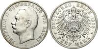 Baden 5 Mark Friedrich II. 1907-1918 -