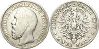 Baden 2 Mark Friedrich I. 1856-1907 -