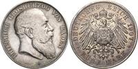 Baden 5 Mark Friedrich I. 1856-1907 -