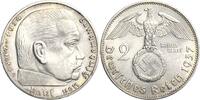 Gedenkausgaben 2 Reichsmark 1937 Kl. Kratzer, fast Stempelglanz 69.44 US$  +  34.72 US$ shipping