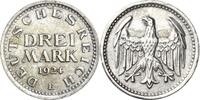  3 Mark 1924 Kl. Randfehler, fast vorz&uuml;glich 104.15 US$  +  34.72 US$ shipping
