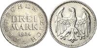  3 Mark 1924 Sehr sch&ouml;n+ 86.79 US$  +  34.72 US$ shipping