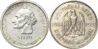  3 Reichsmark 1931 Min. Randfehler, sehr sch&ouml;n-vorz&uuml;glich 138.87 US$  +  34.72 US$ shipping